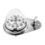 304 SS Above Door Dome Light Kit W/ 17 LED Double Fury Watermelon For 1994-2025 KW W900-Amber & White LED - Image 4