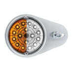 304 SS Above Door Dome Light Kit W/ 17 LED Double Fury Watermelon For 1994-2025 KW W900-Amber & White LED - Image 5