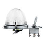304 SS Above Door Dome Light Kit W/ 17 LED Double Fury Watermelon For 1994-2025 KW W900-Amber & White LED - Image 9