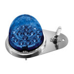 304 SS Above Door Dome Light Kit W/ 17 LED Double Fury Watermelon For 1994-2025 KW W900-Red & Blue LED - Image 3