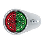 304 SS Above Door Dome Light Kit W/ 17 LED Double Fury Watermelon For 1994-2025 KW W900-Red & Green LED - Image 5