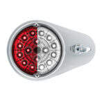 304 SS Above Door Dome Light Kit W/ 17 LED Double Fury Watermelon For 1994-2025 KW W900-Red & White LED - Image 5