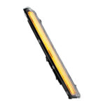 48 LED Competition Series Fender Turn Signal Light For 2022-2025 Kenworth T680-Amber LED/Clear Lens, Driver - Image 3
