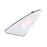9 LED Competition Series Fender Light For 2007-2017 Kenworth T660 (Driver) -Amber LED/Clear Lens - Image 3