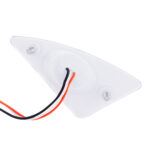 9 LED Competition Series Fender Light For 2007-2017 Kenworth T660 (Driver) -Amber LED/Clear Lens - Image 8