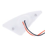 9 LED Competition Series Fender Light For 2007-2017 Kenworth T660 (Passenger) -Amber LED/Clear Lens - Image 8