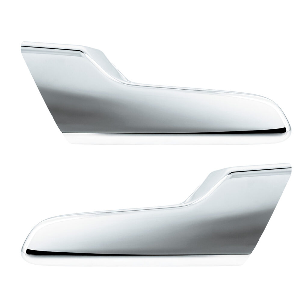 Chrome Plastic Interior Door Handle Cover For 2013-2025 Kenworth T680 41549