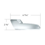 Chrome Plastic Interior Door Handle Cover For 2013-2025 Kenworth T680 - Image 6