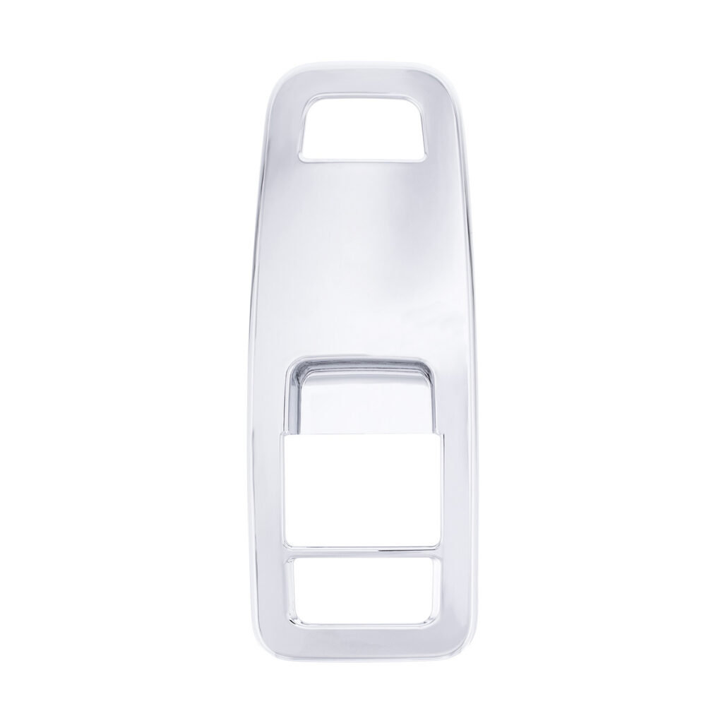 Chrome Plastic Door Switch Cover For 2013-2024 Kenworth T680-Driver (Without Power Mirrors) 41552
