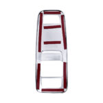 Chrome Plastic Door Switch Cover For 2013-2024 Kenworth T680-Driver (Without Power Mirrors) - Image 4