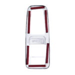 Chrome Plastic Door Switch Cover For 2013-2024 Kenworth T680-Driver (With Power Mirrors) - Image 4