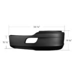Bumper Cover Without Fog Light Opening For 2013-2021 Kenworth T680-Driver - Image 5