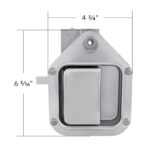 Exterior Sleeper Storage Door Handle For Kenworth W900/T800 (2004-2015), Short Striker - Passenger - Image 6