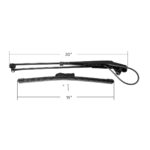 Wiper Arm Assembly With Wiper Blade For 2007-2020 Kenworth W900-Passenger - Image 10
