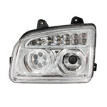 Chrome 11 LED Headlight For 2015-2024 Kenworth T880-Driver - Image 2