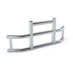 HighwayShield I25 R-304 Stainless Steel Grille Guard & Bracket Kit 2013-2021 Kenworth T680 - Image 2