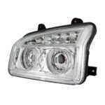 Chrome 11 LED Headlight For 2015-2024 Kenworth T880-Driver - Image 4