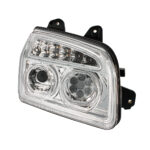 Chrome 11 LED Headlight For 2015-2024 Kenworth T880-Passenger - Image 6