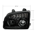 Blackout 11 LED Headlight For 2015-2024 Kenworth T880-Driver - Image 8