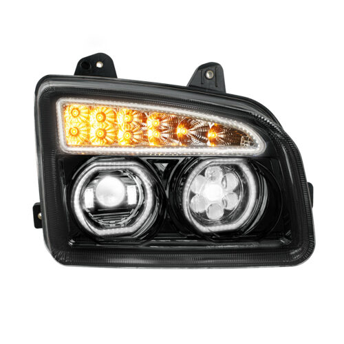 Blackout 11 LED Headlight For 2015-2024 Kenworth T880-Passenger32863
