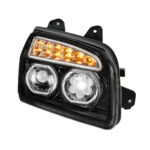 Blackout 11 LED Headlight For 2015-2024 Kenworth T880-Passenger - Image 5
