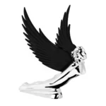 Flying Goddess WindRider Wing Series Hood Ornament | 6 Wing Colors | Universal Flat Mount - Image 6