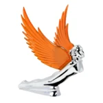 Flying Goddess WindRider Wing Series Hood Ornament | 6 Wing Colors | Universal Flat Mount