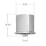 Chrome Steering Wheel Hub For 2007+ Freightliners - Image 3