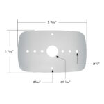304 Stainless Steel Turn Signal Light Plate For 2008-2017 Freightliner Cascadia - Image 3