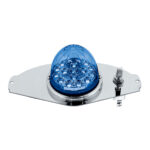 304 SS Above Door Dome Light Kit W/ 17 LED Double Fury Watermelon For 2008-2017 FL Cascadia-Amber & Blue LED - Image 3