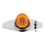 304 SS Above Door Dome Light Kit W/ 17 LED Double Fury Watermelon For 2008-2017 FL Cascadia-Amber & Red LED - Image 2