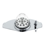 304 SS Above Door Dome Light Kit W/ 17 LED Double Fury Watermelon For 2008-2017 FL Cascadia-Amber & Red LED - Image 4
