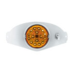 304 SS Above Door Dome Light Kit W/ 17 LED Double Fury Watermelon For 2008-2017 FL Cascadia-Amber & Red LED - Image 6
