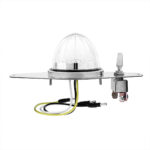 304 SS Above Door Dome Light Kit W/ 17 LED Double Fury Watermelon For 2008-2017 FL Cascadia-Amber & Red LED - Image 9