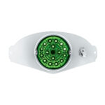 304 SS Above Door Dome Light Kit W/ 17 LED Double Fury Watermelon For 2008-2017 FL Cascadia-Red & Green LED - Image 7