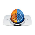 304 SS Turn Signal Light Kit W/ 17 LED Double Fury Watermelon For 2008-2017 FL Cascadia-Amber & Blue LED 35373