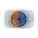 304 SS Turn Signal Light Kit W/ 17 LED Double Fury Watermelon For 2008-2017 FL Cascadia-Amber & Blue LED - Image 5