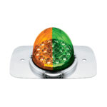 304 SS Turn Signal Light Kit W/ 17 LED Double Fury Watermelon For 2008-2017 FL Cascadia-Amber & Green LED 35374