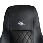 Riggear Napa Faux Leather Seat Cover Set For 2008-2025 Freightliner Cascadia-Black - Image 4