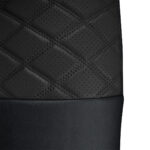 Riggear Napa Faux Leather Seat Cover Set For 2008-2025 Freightliner Cascadia-Black - Image 5