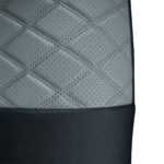 Riggear Napa Faux Leather Seat Cover Set For 2008-2025 Freightliner Cascadia-Gray - Image 5