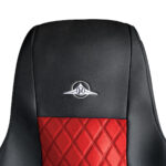 Riggear Napa Faux Leather Seat Cover Set For 2008-2025 Freightliner Cascadia-Red - Image 4