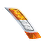 Double Fury 5 LED Fender Turn Signal Light For 2012-2021 Peterbilt 579-Amber & White LED