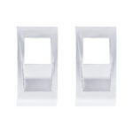 Chrome Plastic Rocker Switch Cover For 2022-2025 Peterbilt 579 (Pair) 41788
