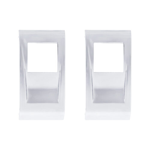 Chrome Plastic Rocker Switch Cover For 2022-2025 Peterbilt 579 (Pair) 41788