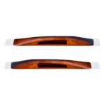 Wood Armrest With SS Window Sill Mounting Plate For 2003-2005 Peterbilt - Image 3