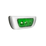 3 LED Double Fury Cab Light For 2013-2021 Kenworth T680 & 2012-2021 Peterbilt 579-Amber & Green LED - Image 6