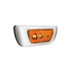 3 LED Double Fury Cab Light For 2013-2021 Kenworth T680 & 2012-2021 Peterbilt 579-Amber & White LED - Image 5