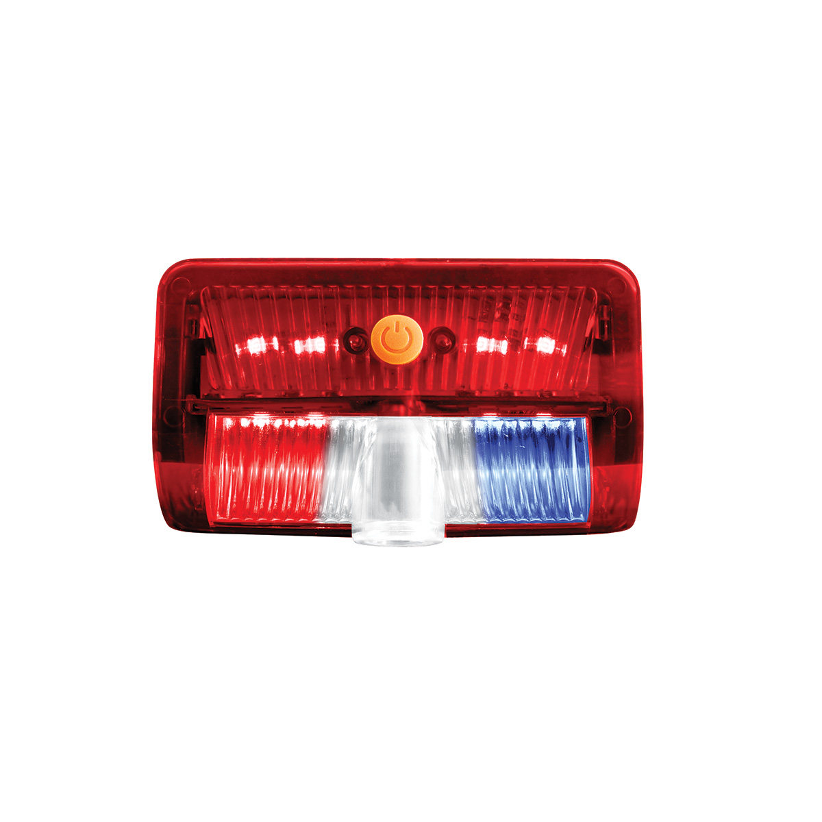 9 LED Interior Door Light With American Flag Courtesy Projector Light For 2006+ Kenworth & Peterbilt Trucks 36254