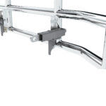 HighwayShield I10-304 Stainless Steel Grille Guard & Bracket Kit For 2022-2025 PB 579 & KW T680 - Image 5